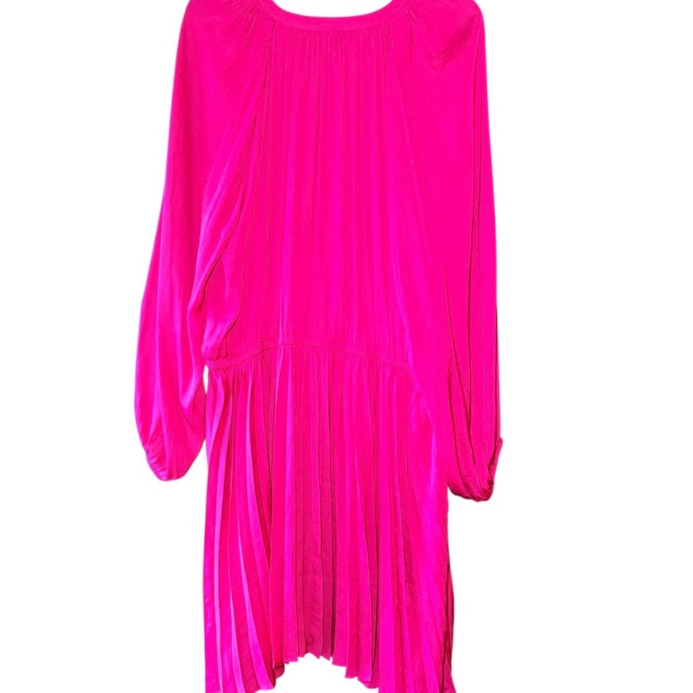 Women’s Fuchsia Long Sleeve Mini Dress Fall Winter Holiday Party XXL - Picture 3 of 8
